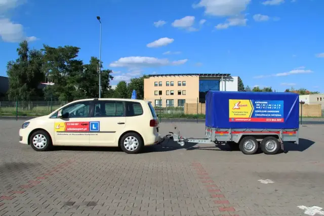 Przyczepa na kategorię B - limity, kod 96 i B+E